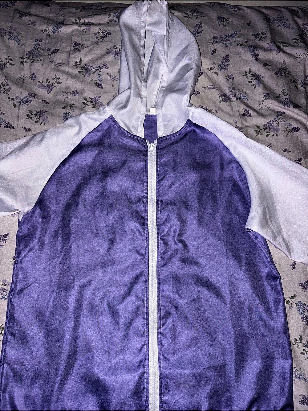 Naruto Shippuden Hinata Hyuga Cosplay Costume Outfit Girls M Purple & White